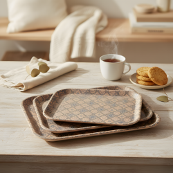 Plastic Tray Set 3 Pcs